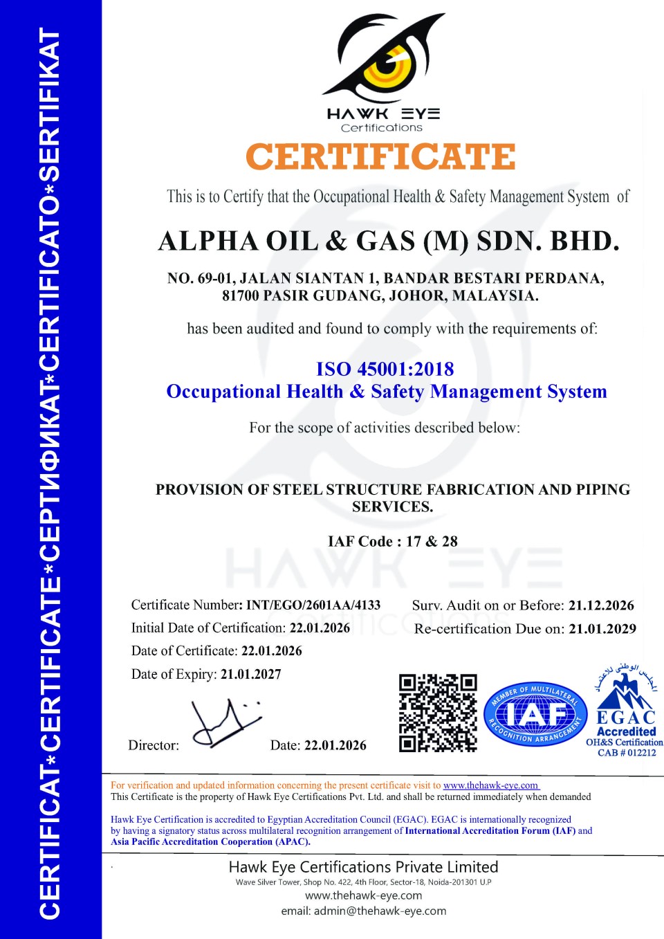 ISO Certification